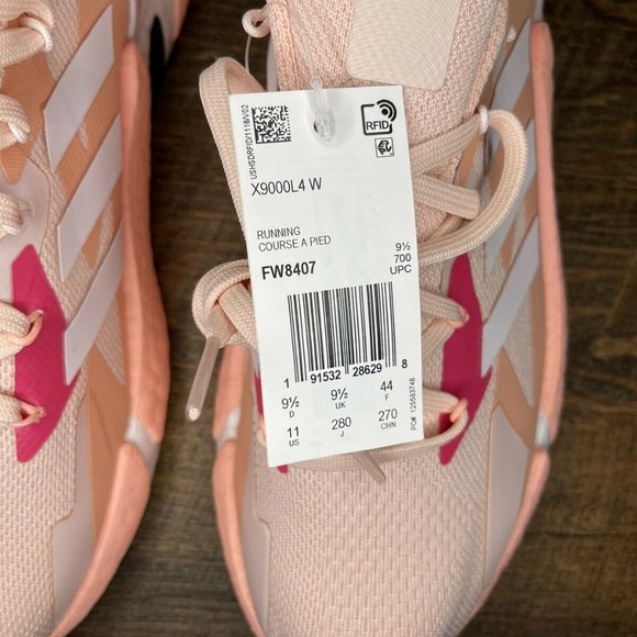 Adidas Boost Running Course A Pink Shoes Pink Womens FW8407 X9000L4 SIZE 11 - Picture 5 of 5